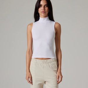 TALENTLESS WOMENS MOCK NECK RIB TANK